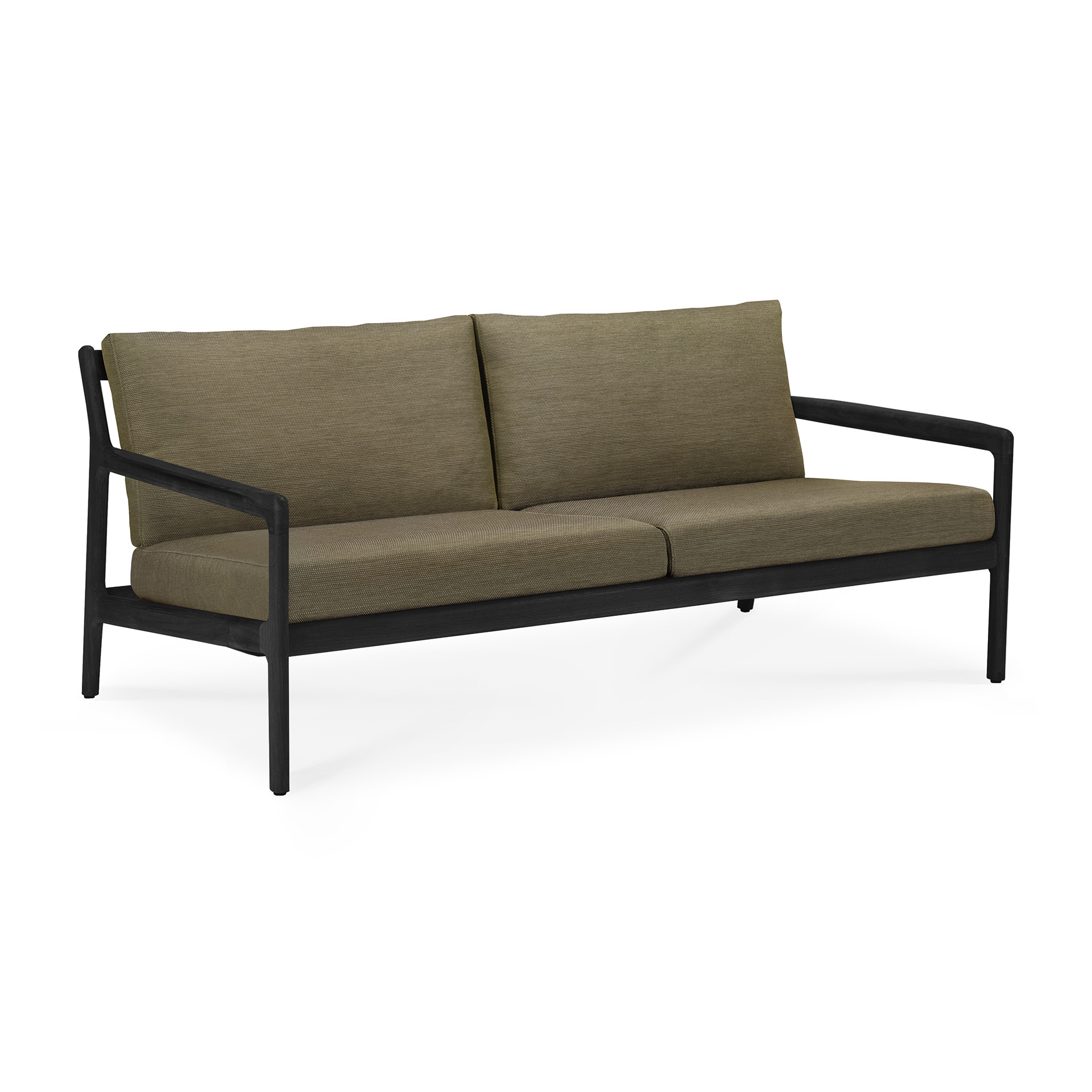 Teak Jack sofa 180 - outdoor - zwart - green