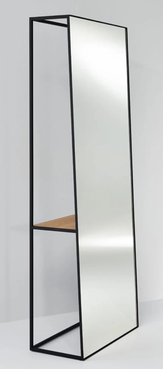 Luxury standing mirror with shelf 65 x 32 x H. 17 cm - designer mirror