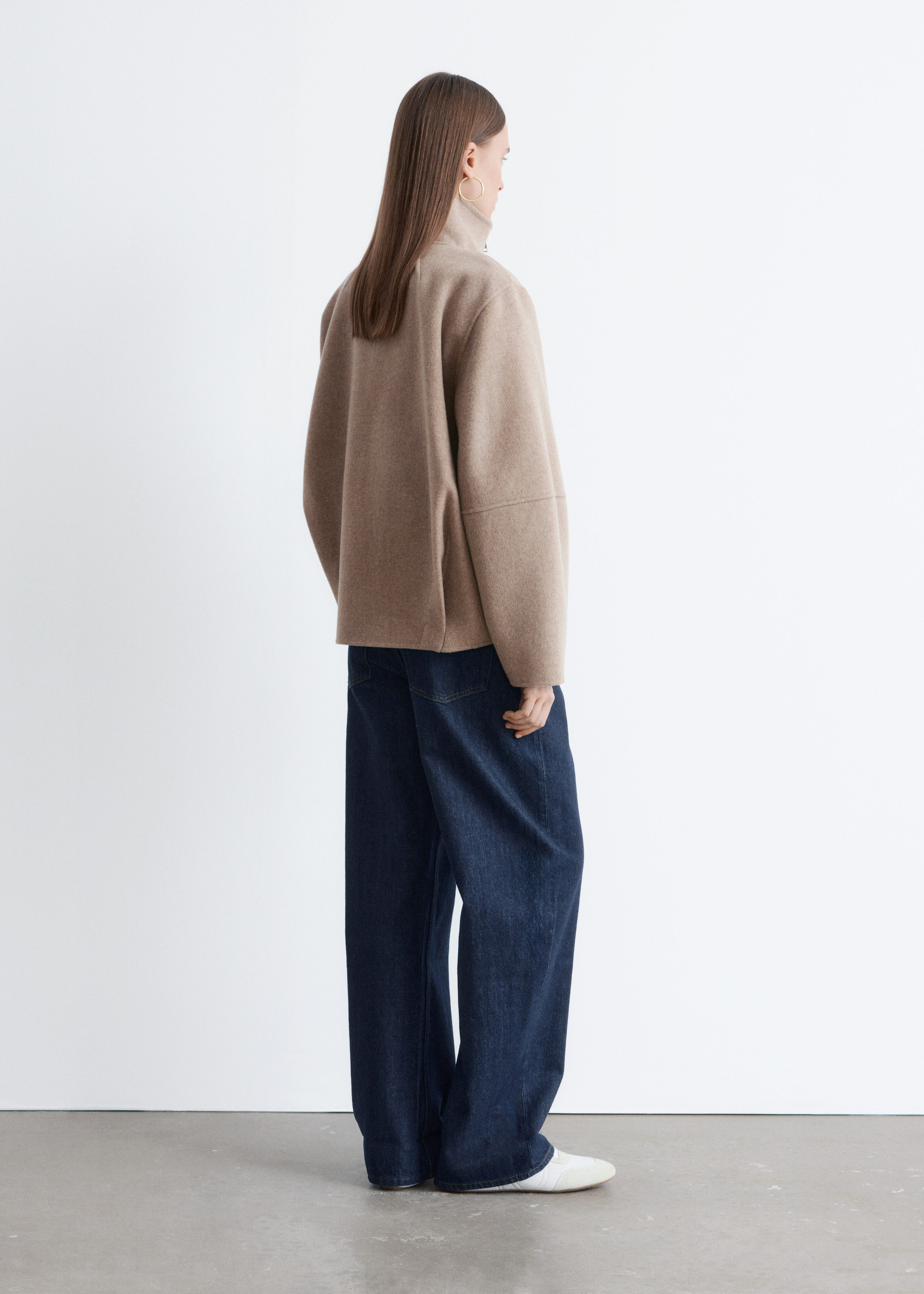 & Other Stories ZIP-UP WOOL JACKET