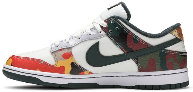 Dunk Low SE  Sail Multi-Camo  DH0957-100 - Sneaker Replica Workshop