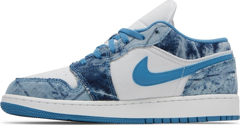 Air Jordan 1 Low GS  Washed Denim  DM8947-100 - Sneaker Replica Workshop