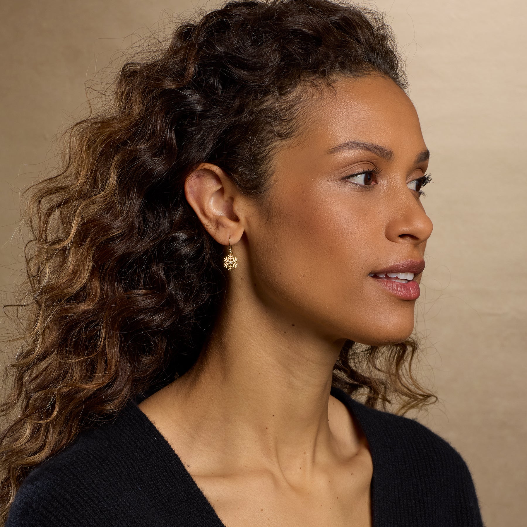 Gold Snowfall Earrings - Sundance Living