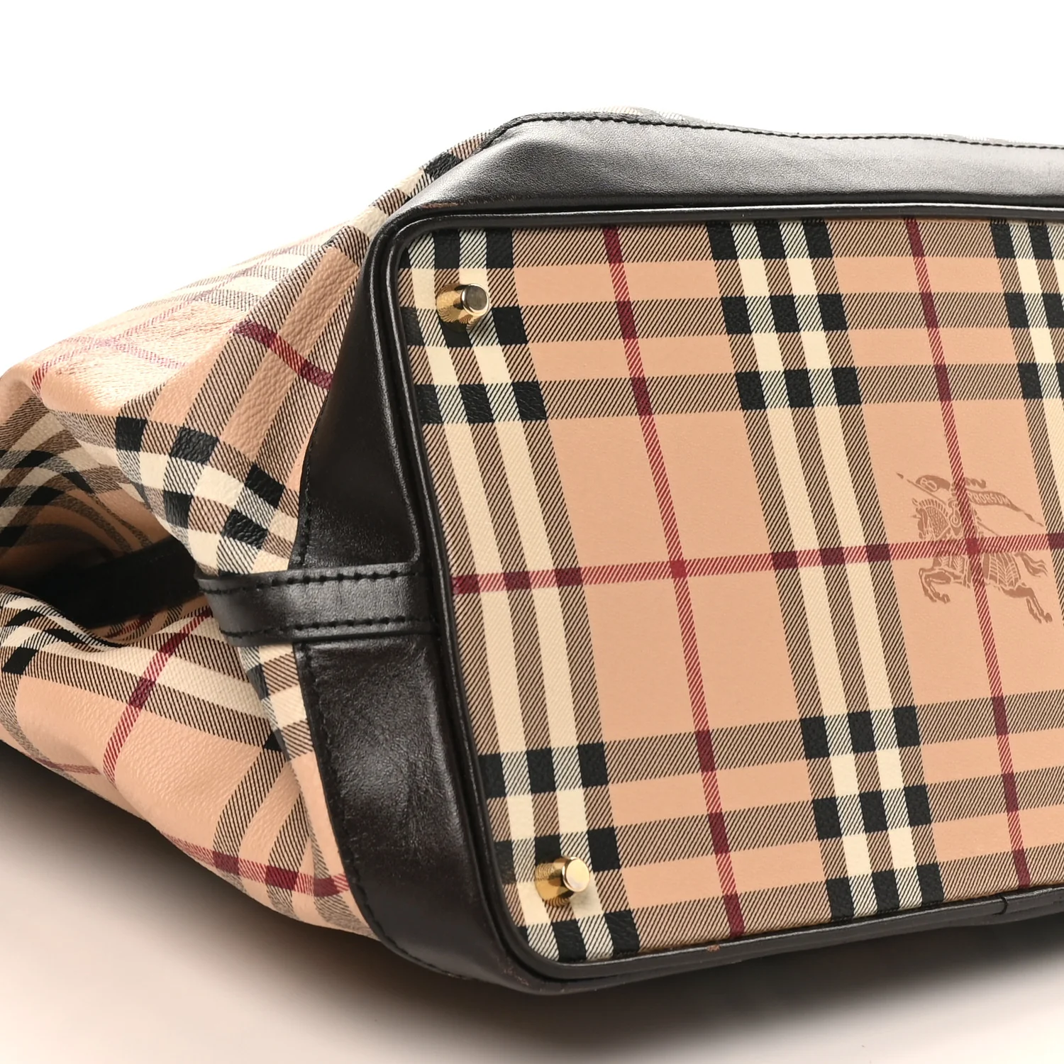 Haymarket Check Medium Golderton Tote Chocolate - Top Club