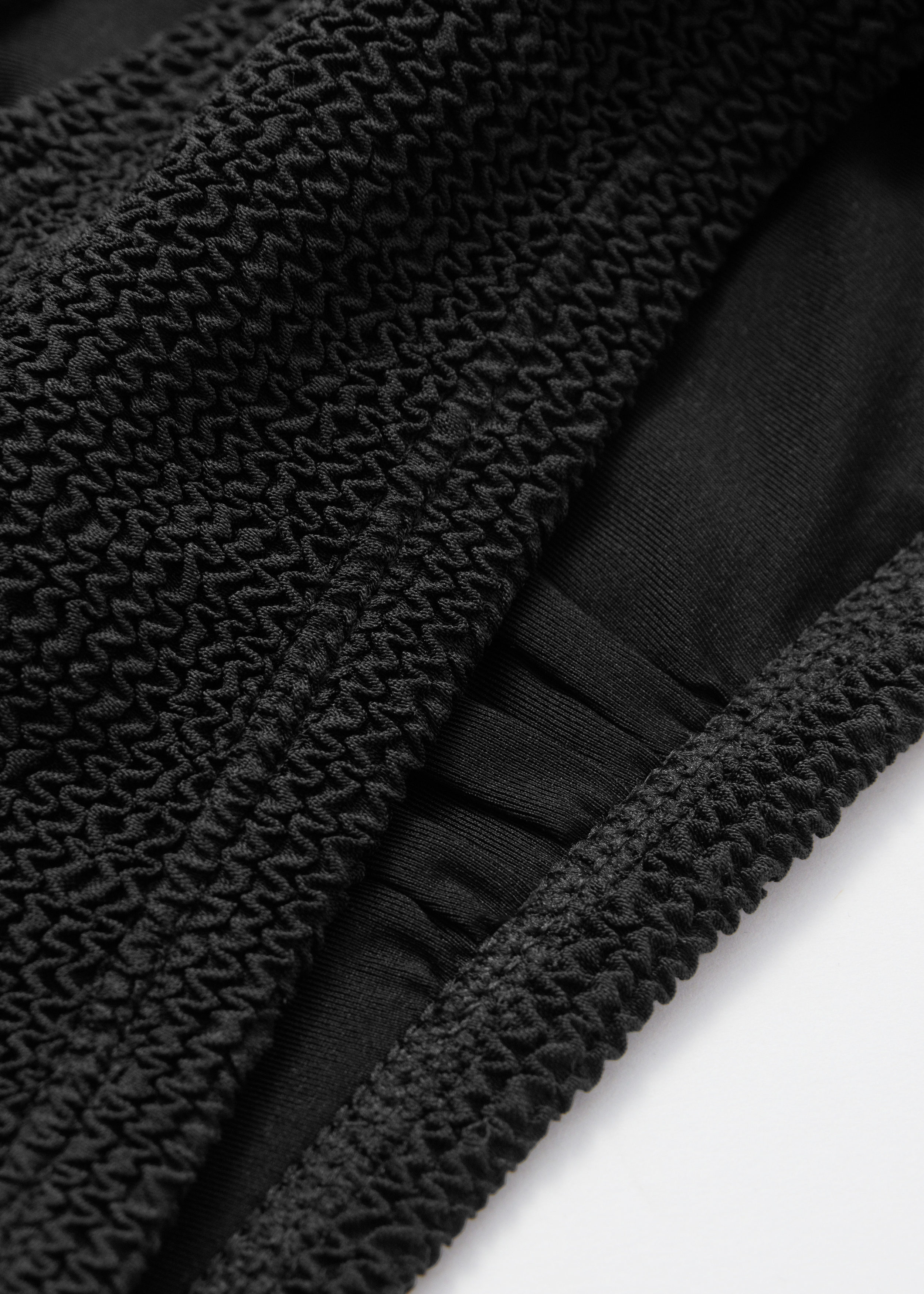 & Other Stories TEXTURED SQUARE-NECK BIKINI TOP