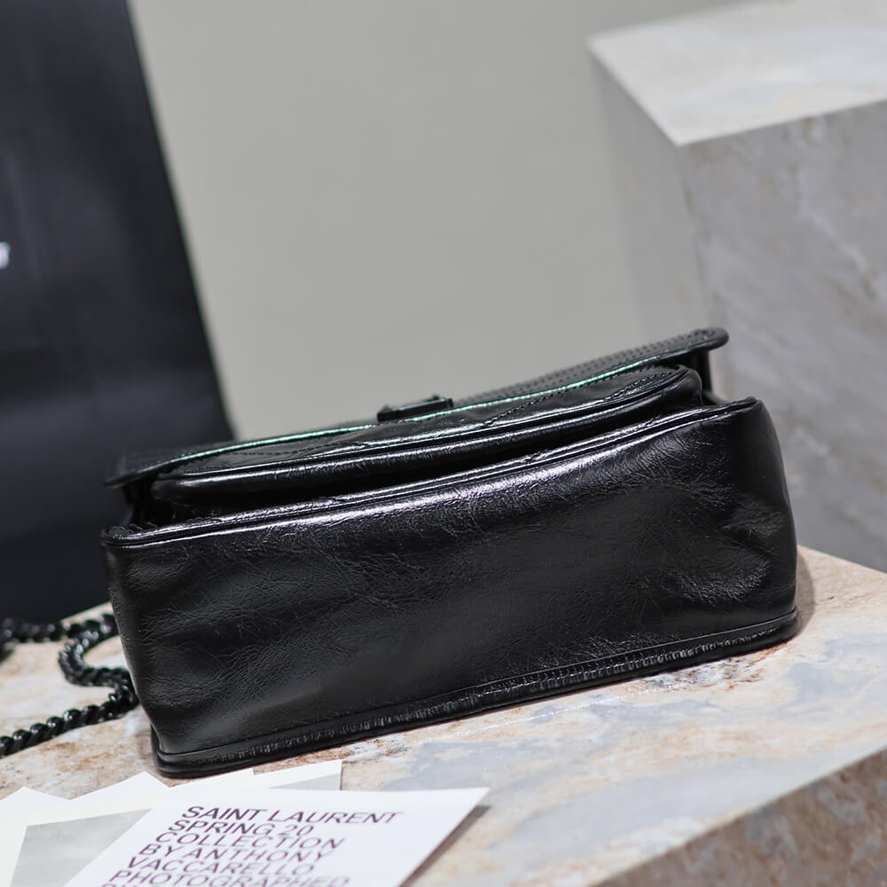 SAINT LAURENT NIKI MEDIUM IN CRINKLED VINTAGE LEATHER(HIGH-END GRADE) - Top Club