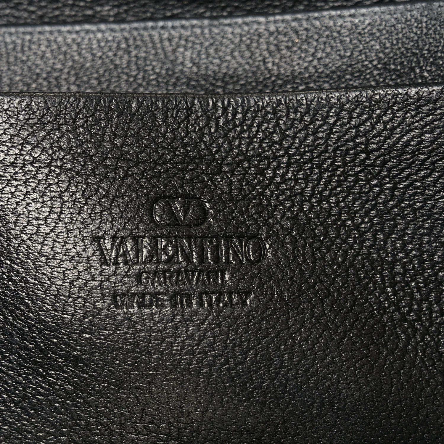 Grainy Calfskin Mini Rockstud Shopping Bag Black - Top Club