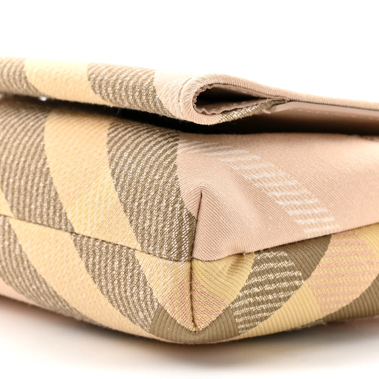 Jacquard Check Soft Snip Mini Chain Bag Teacup - Top Club