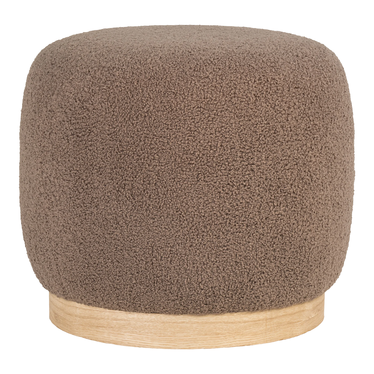 Poef Kenna Bouclé bruin