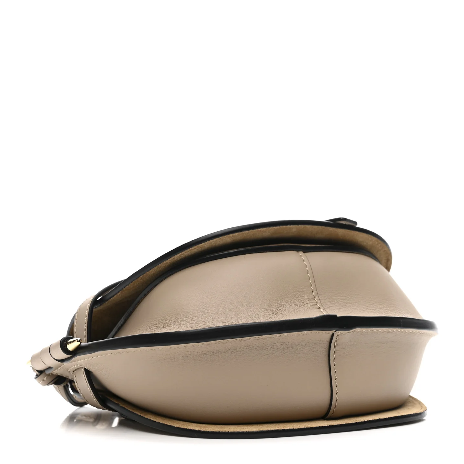 Calfskin Jacquard Mini Gate Dual Bag Clay - Top Club