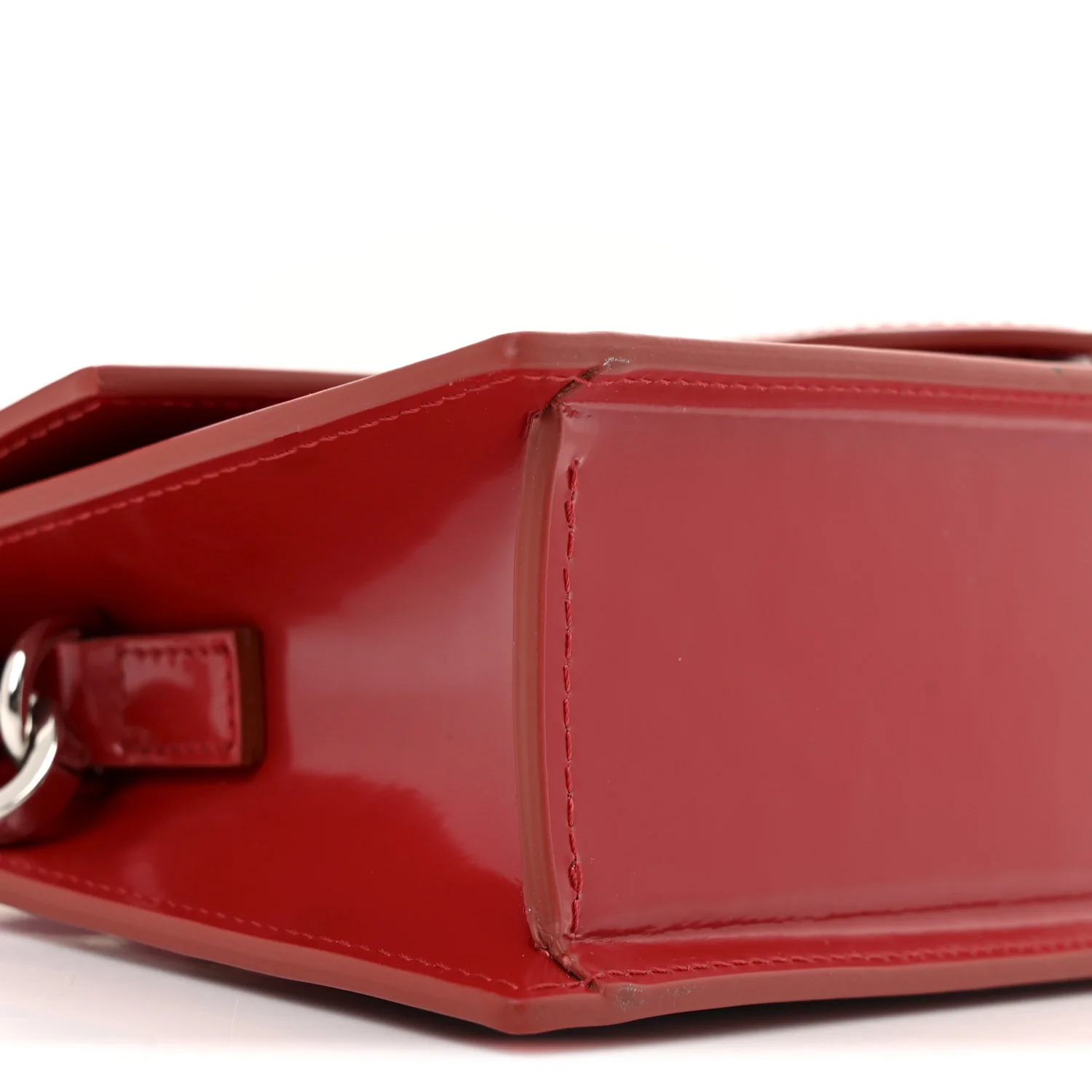 Glazed Calfskin Le Grand Bambino Red - Top Club