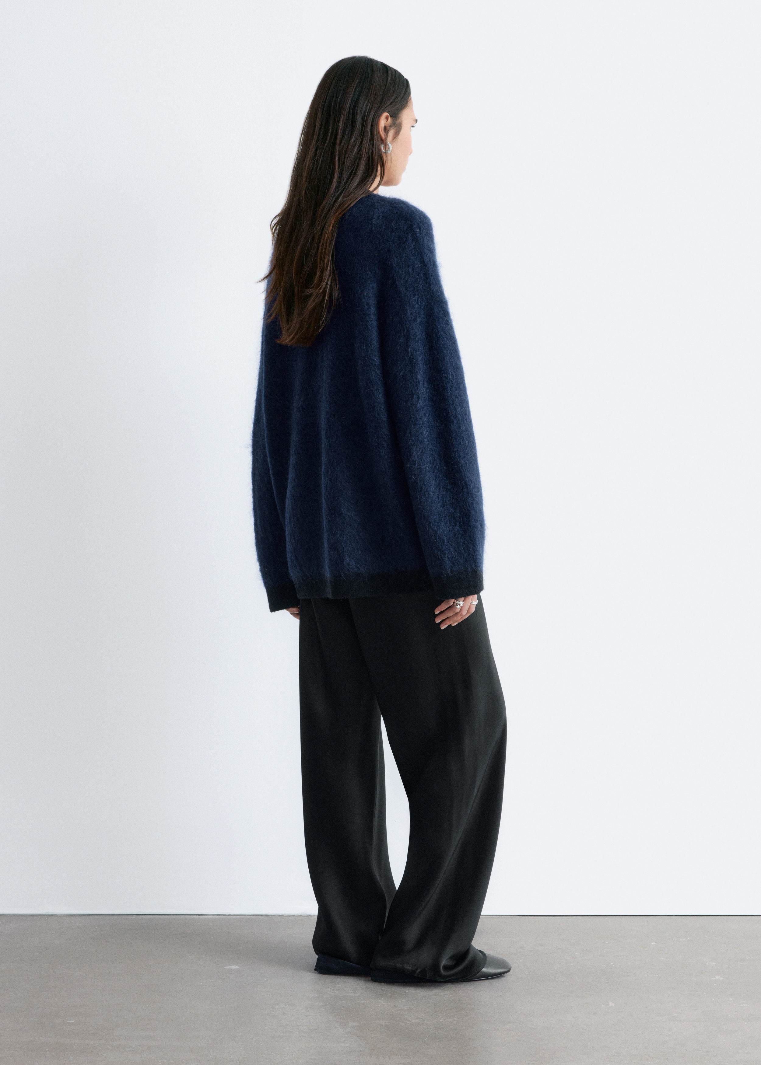 & Other Stories OVERSIZED MOHAIR-BLEND CARDIGAN