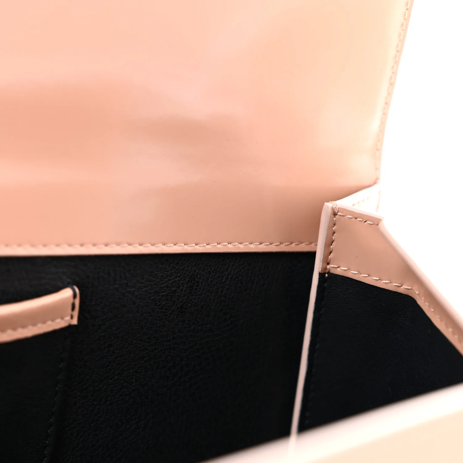 Calfskin Logo Medium Cat Pencil Bag Pink - Top Club