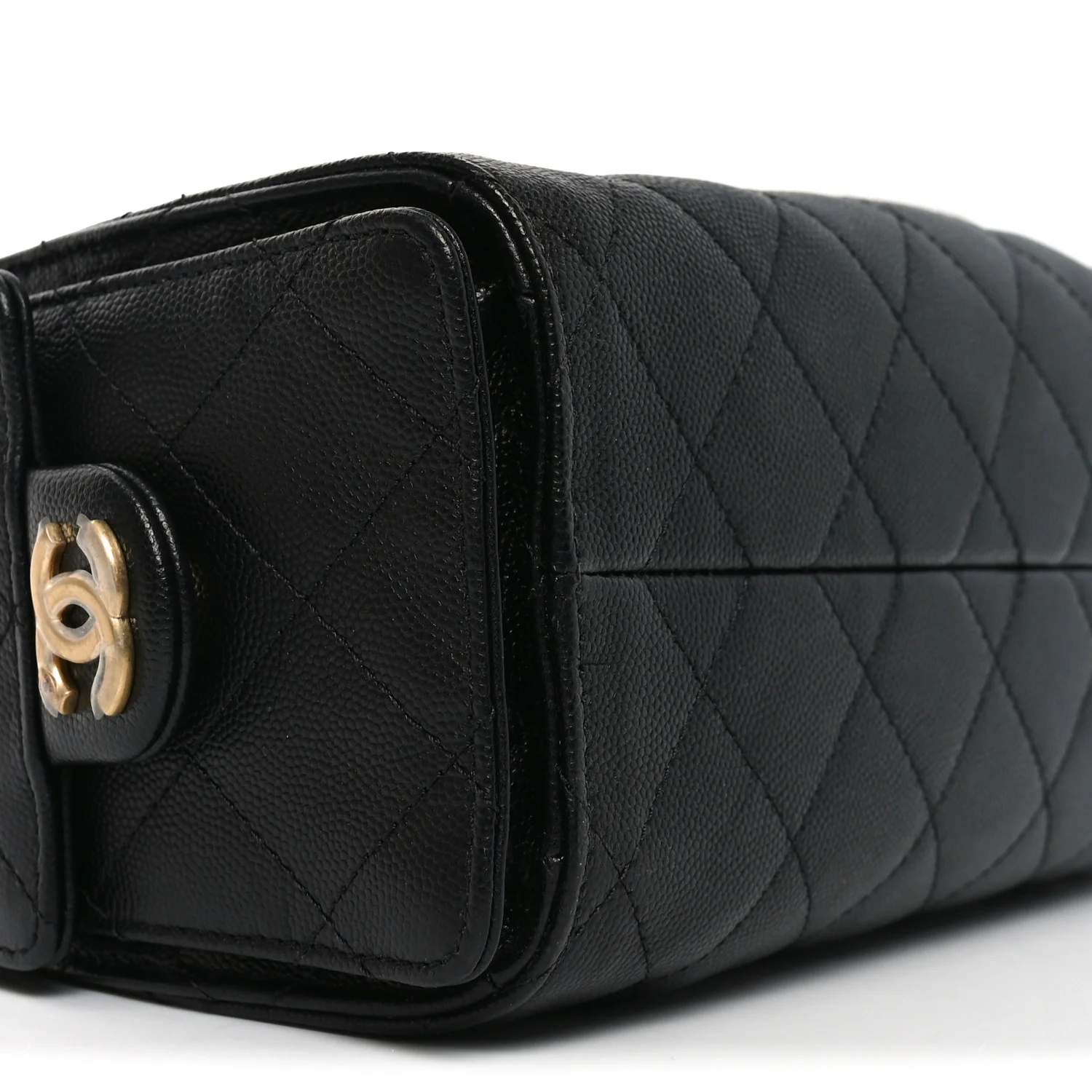 Caviar Quilted Mini Chanel 25 Handbag Black - Top Club