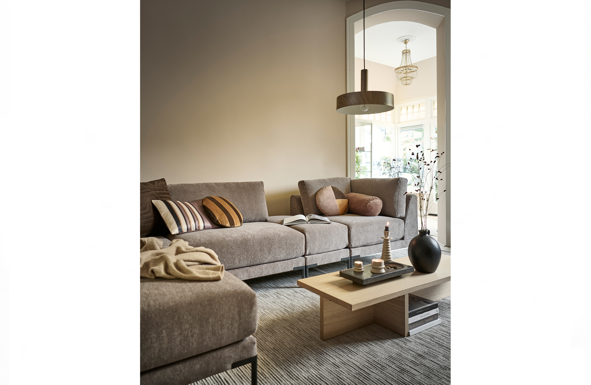vtwonen hocker Couple 50cm Couple Poef 50cm - Zand