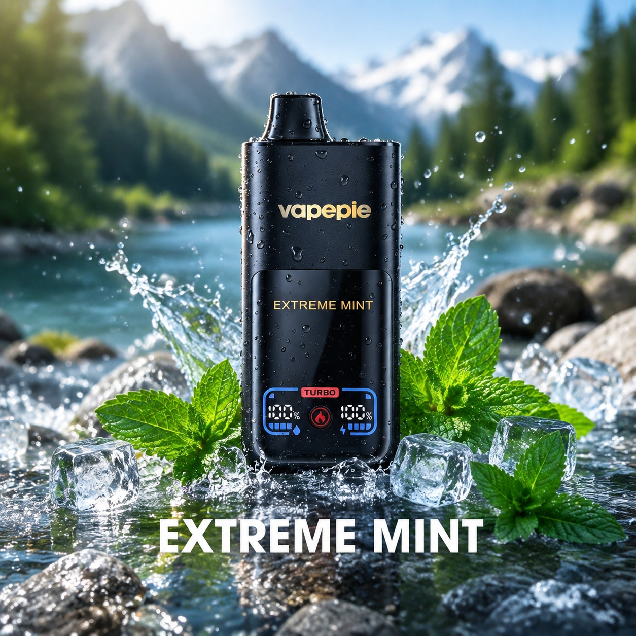 Extrémní Máta Super – VAPEPIE Mega 70000 Potahů