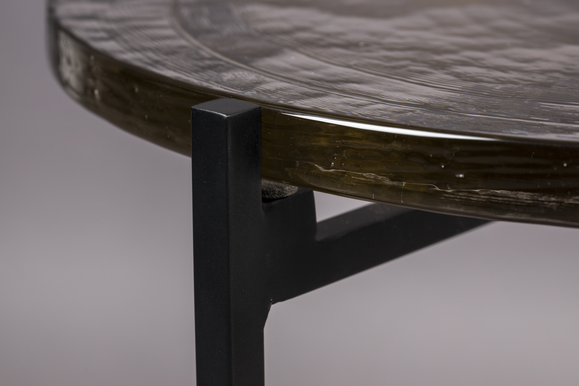 Bijzettafel Vidrio zwart
