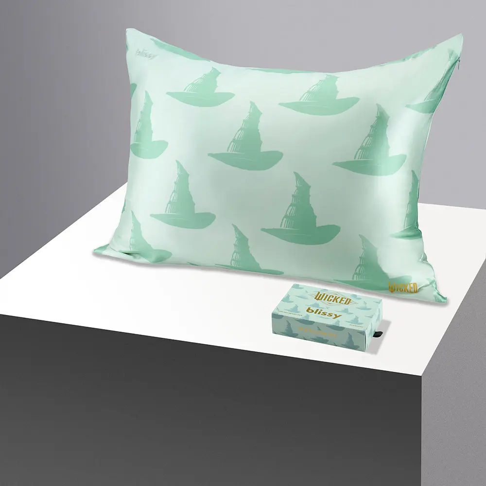 Wicked™ x Blissy Silk Pillowcase — Official Collection| Improve Hair, Skin & Sleep While You Dream
