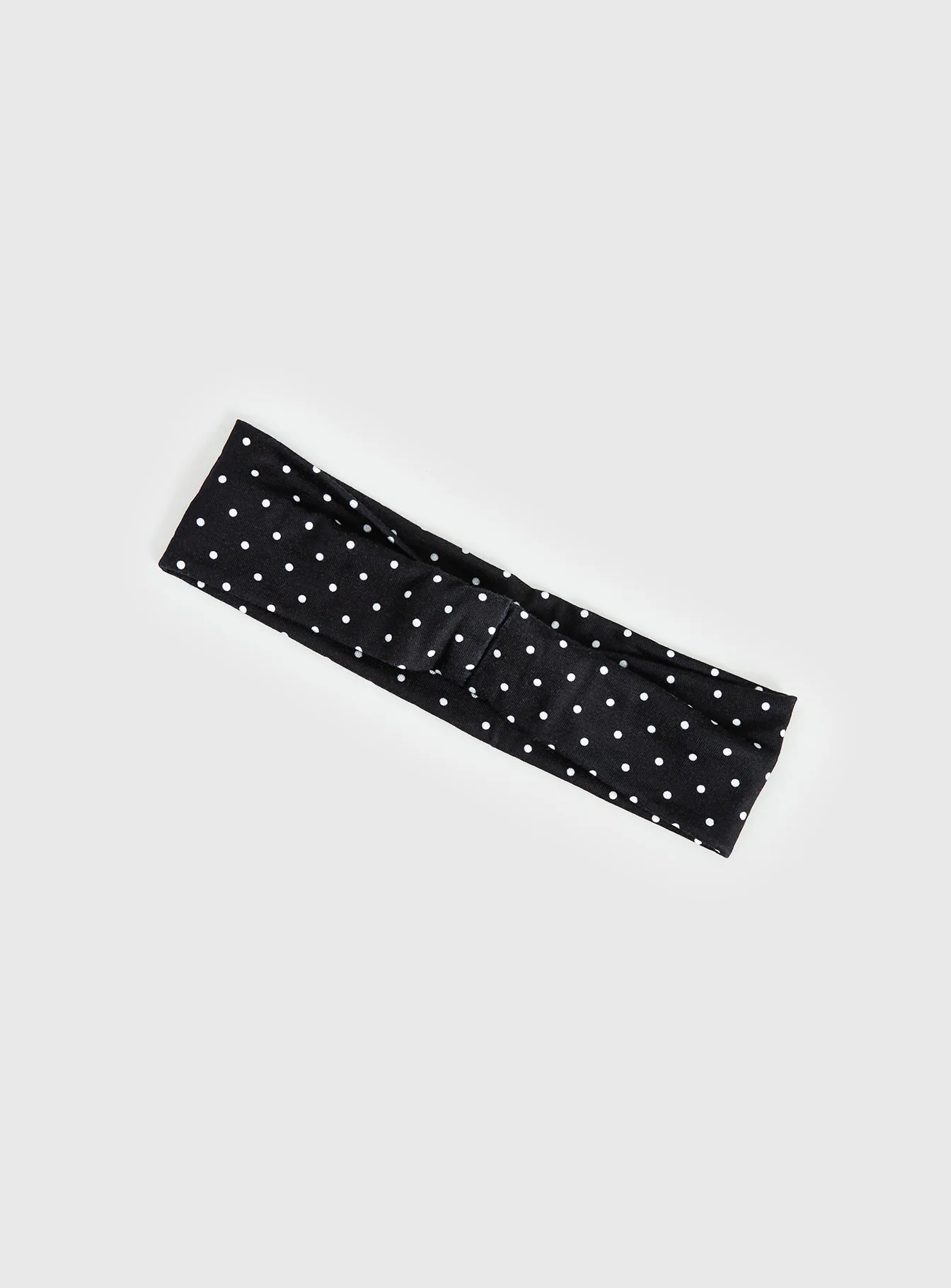 The Juney Headband Black Polka Dot