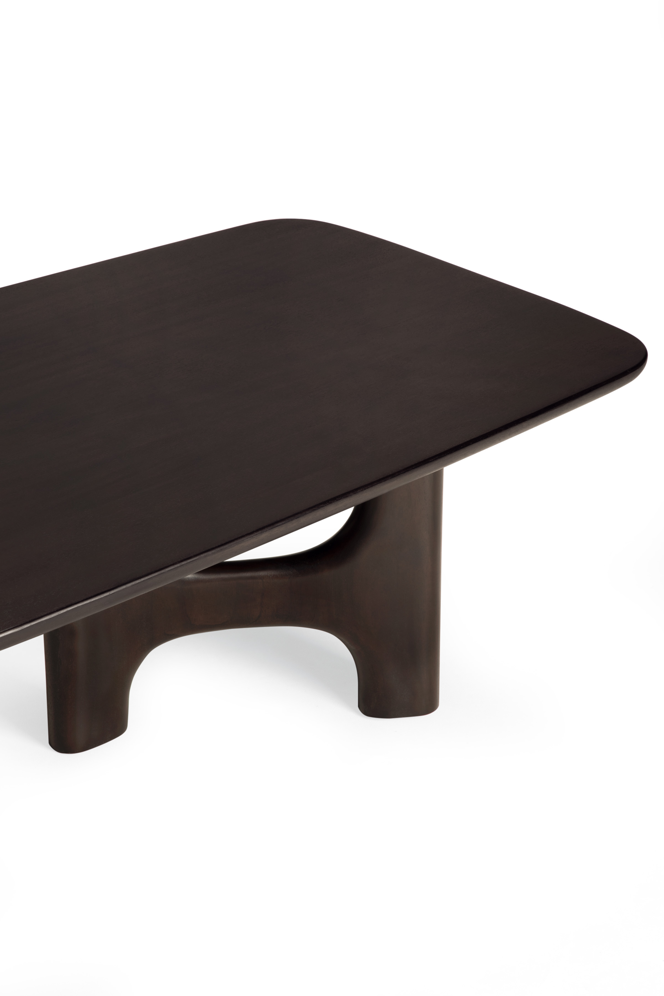 Salontafel Flow mahonie rose brown 150x60 cm