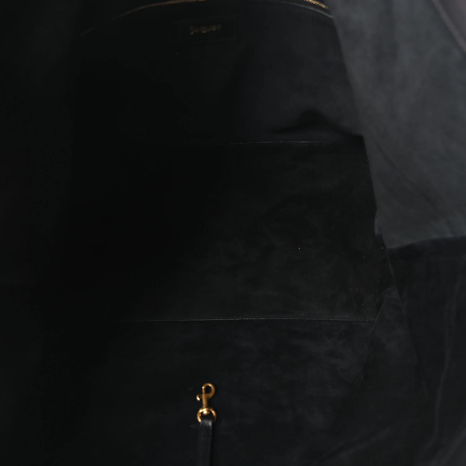 Calfskin Y Tote Black - Top Club