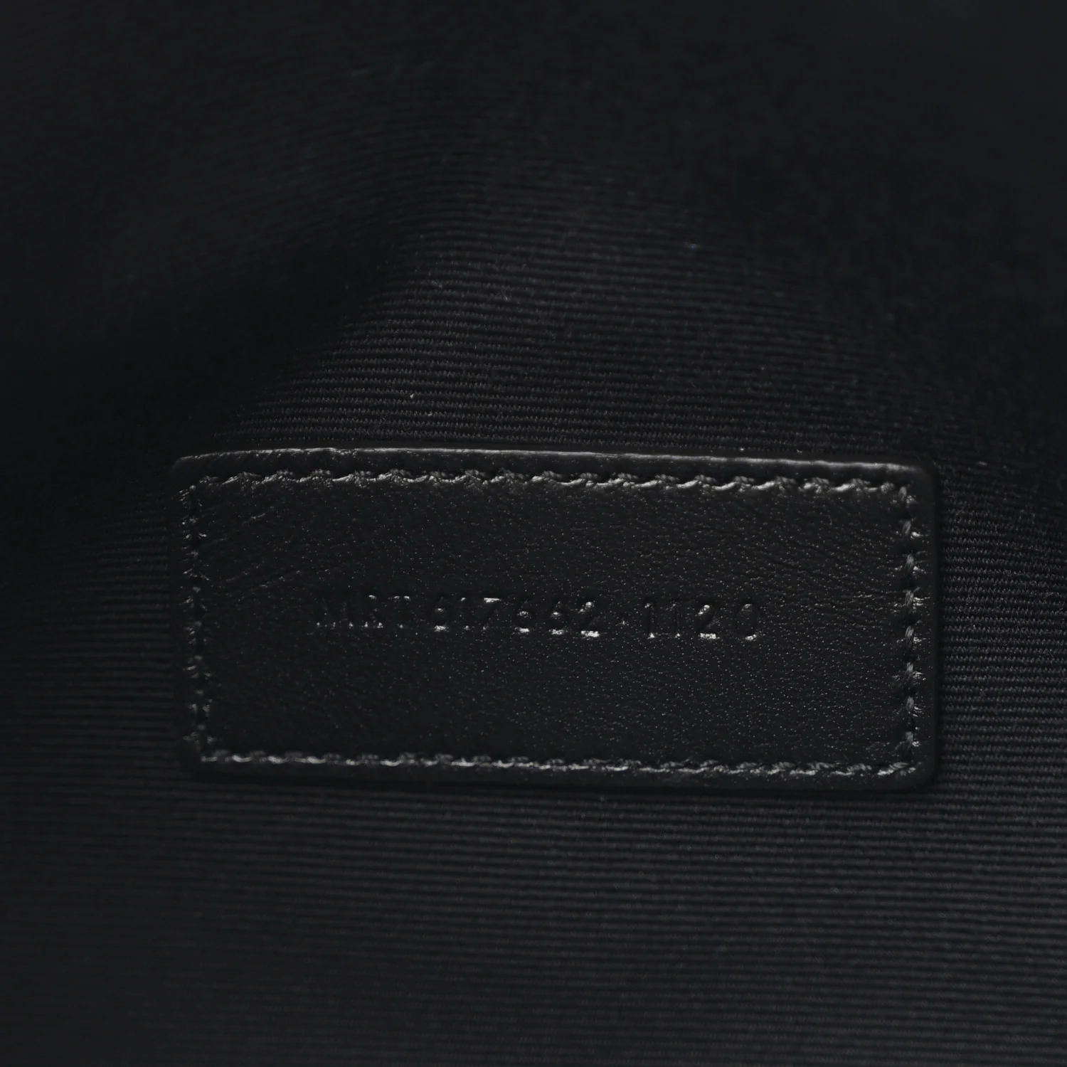 Grain De Poudre Matelasse Chevron Monogram Envelope Clutch Black - Top Club