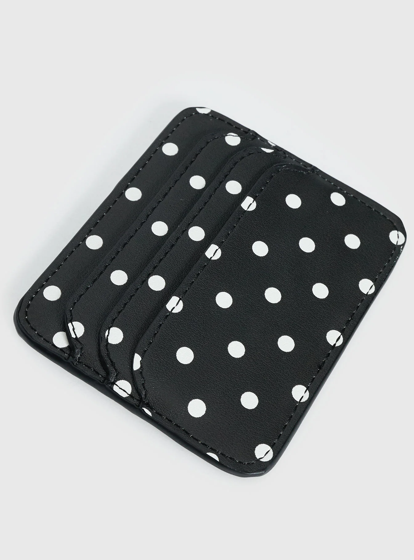 Kiss Of Life Cardholder Black Polka