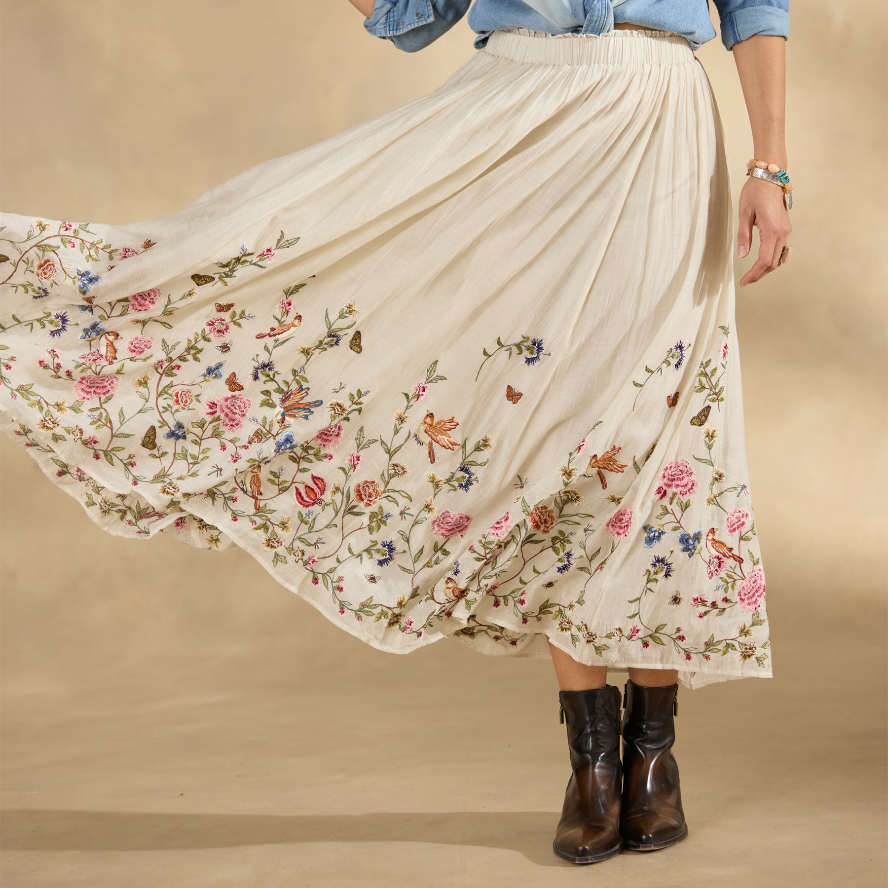 Romance Garden Skirt, Petite - Sundance Living