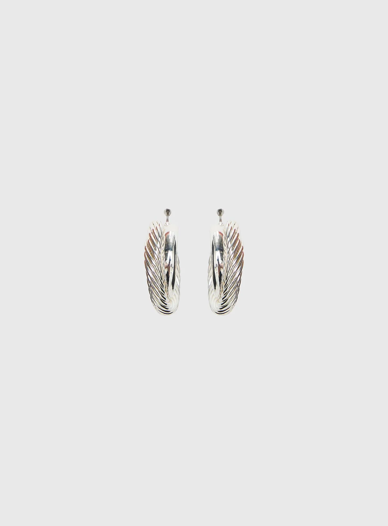 Aster Layered Hoops Silver