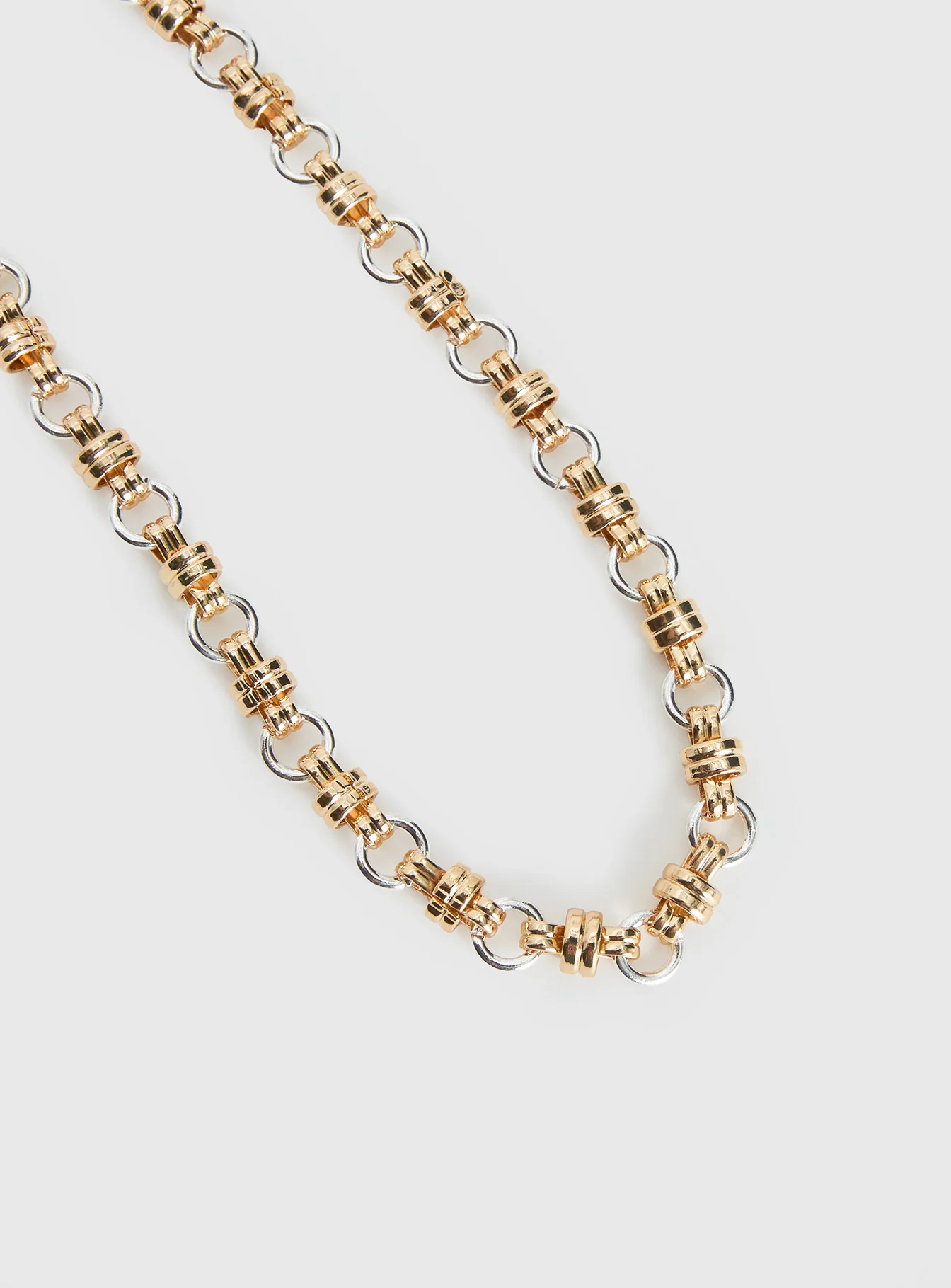 Annalie Linked Necklace Gold / Silver