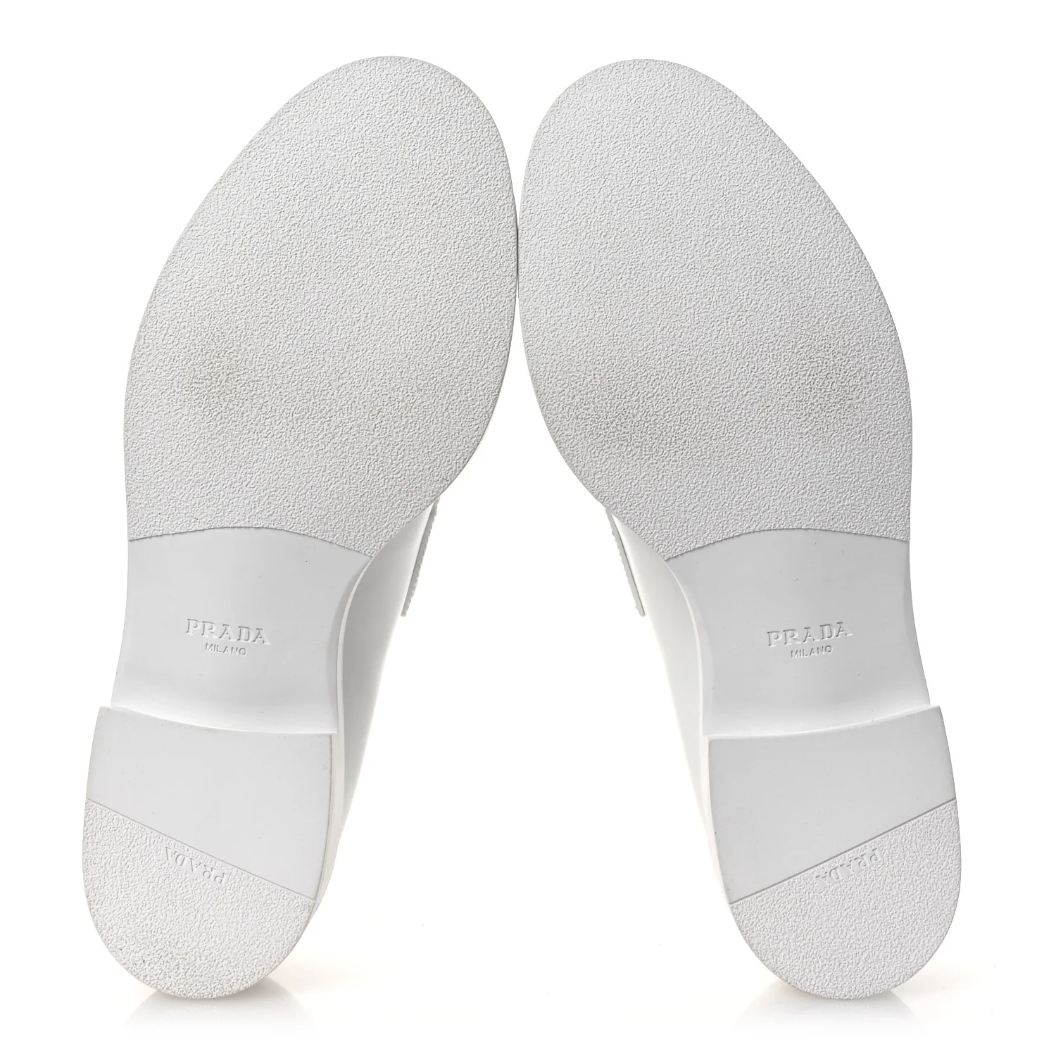 Spazzolato Triangle 50mm Loafers 41 White - Top Club