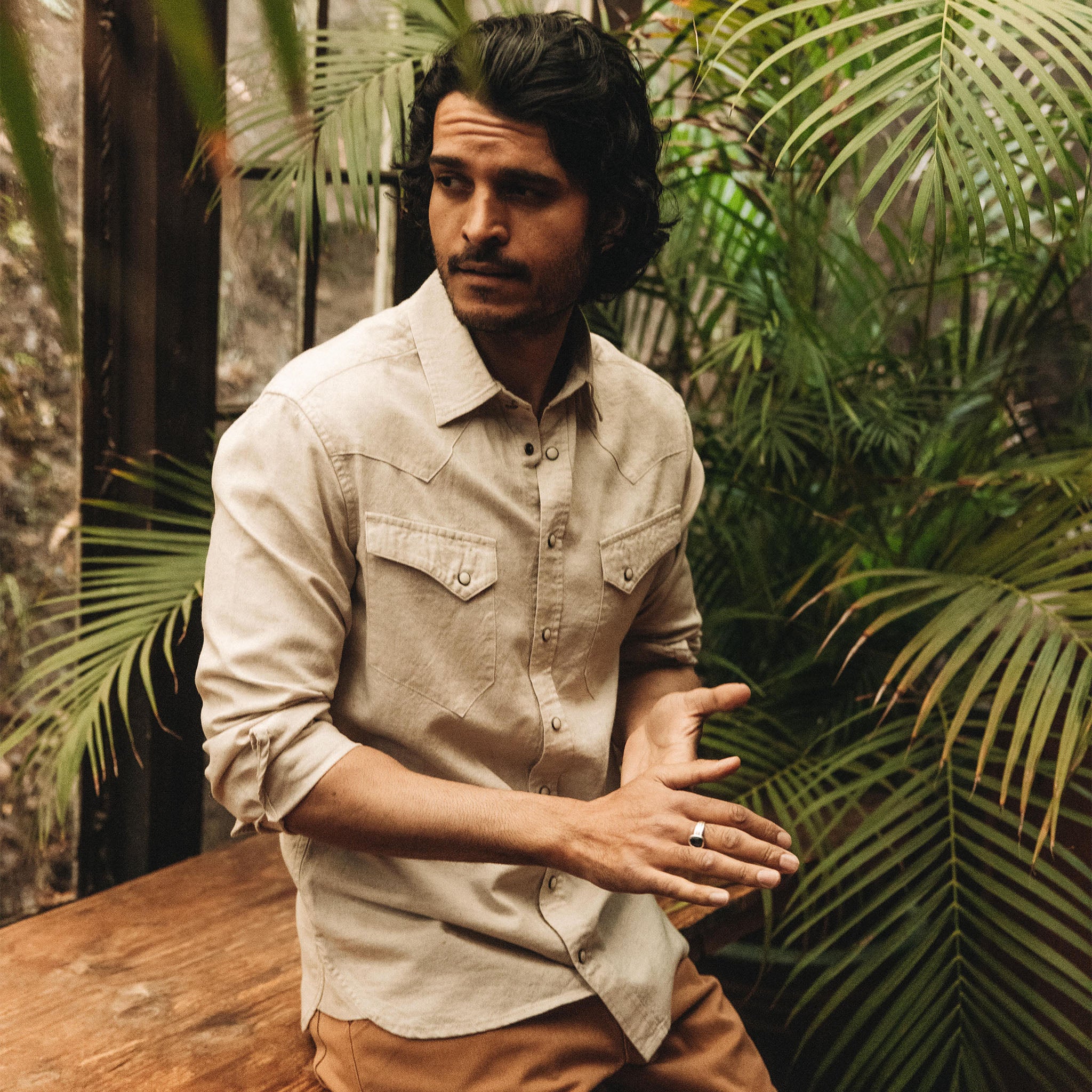 The Western Shirt in Natural