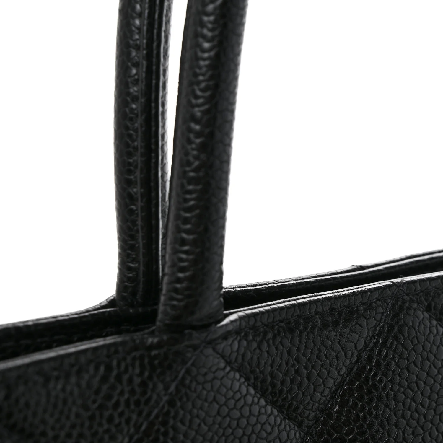 Caviar Quilted Medallion Tote Black - Top Club