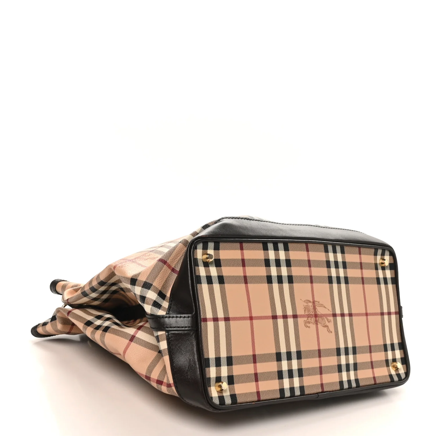 Haymarket Check Medium Golderton Tote Chocolate - Top Club