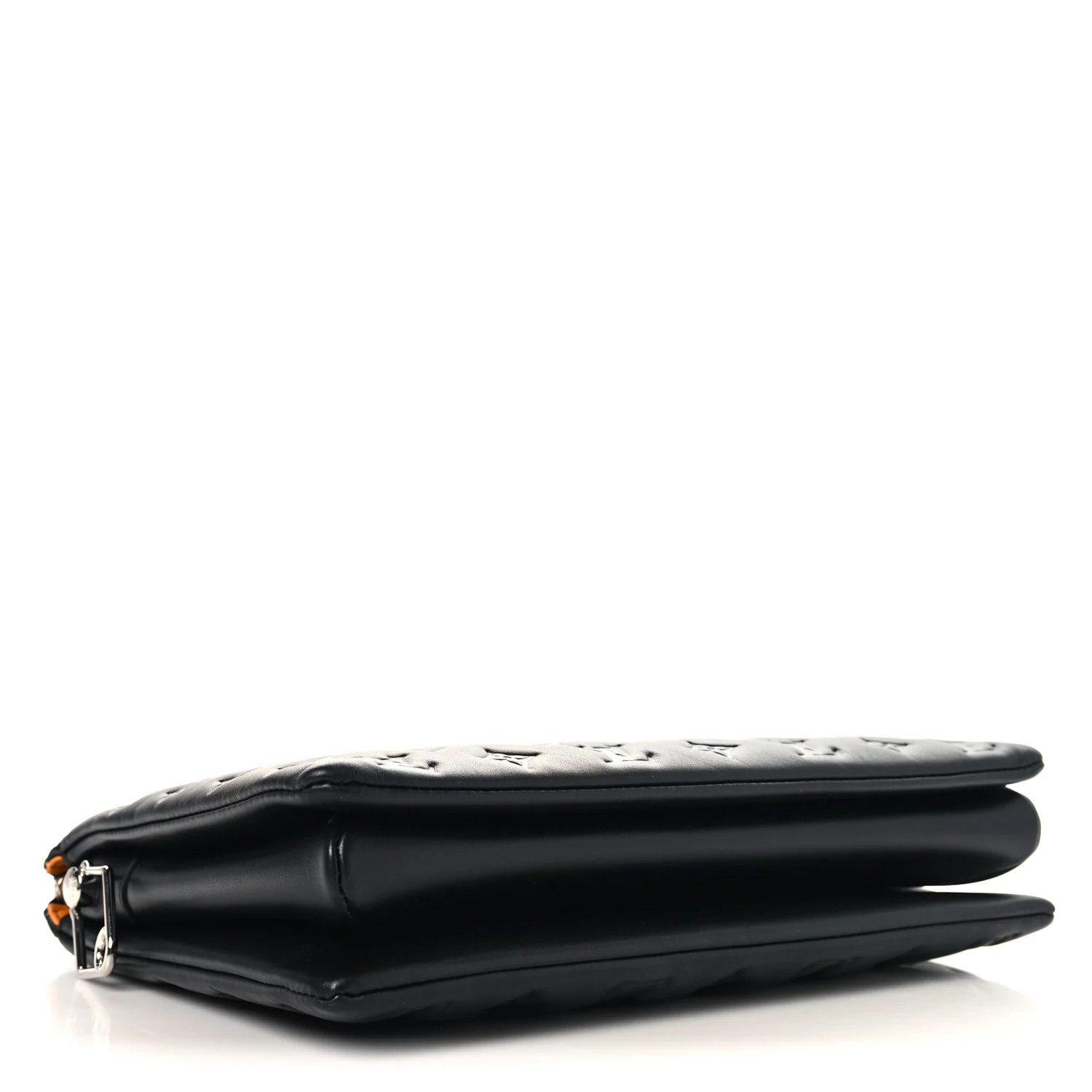 Lambskin Embossed Monogram Coussin MM Black - Top Club