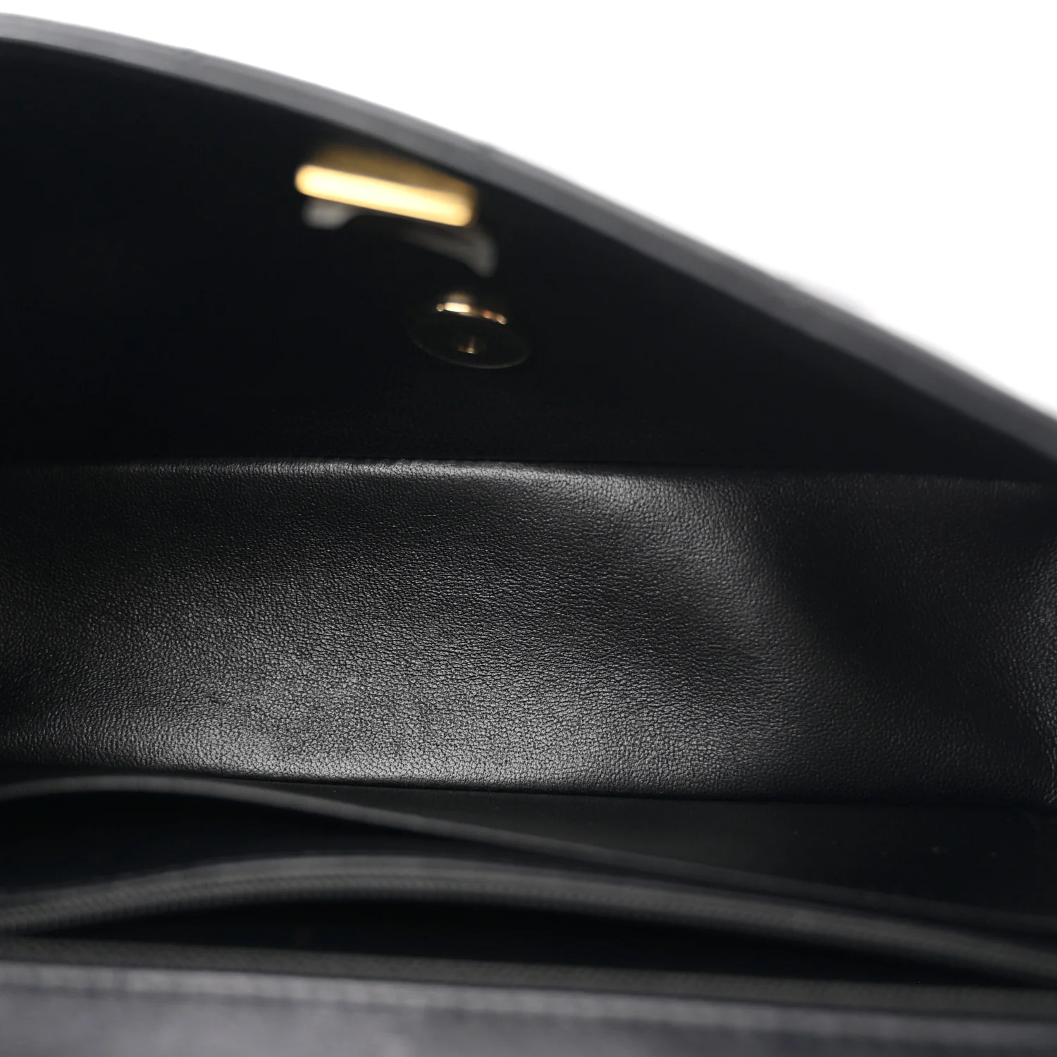 Lambskin Quilted Hollywood Charms Mini Rectangular Flap Black - Top Club