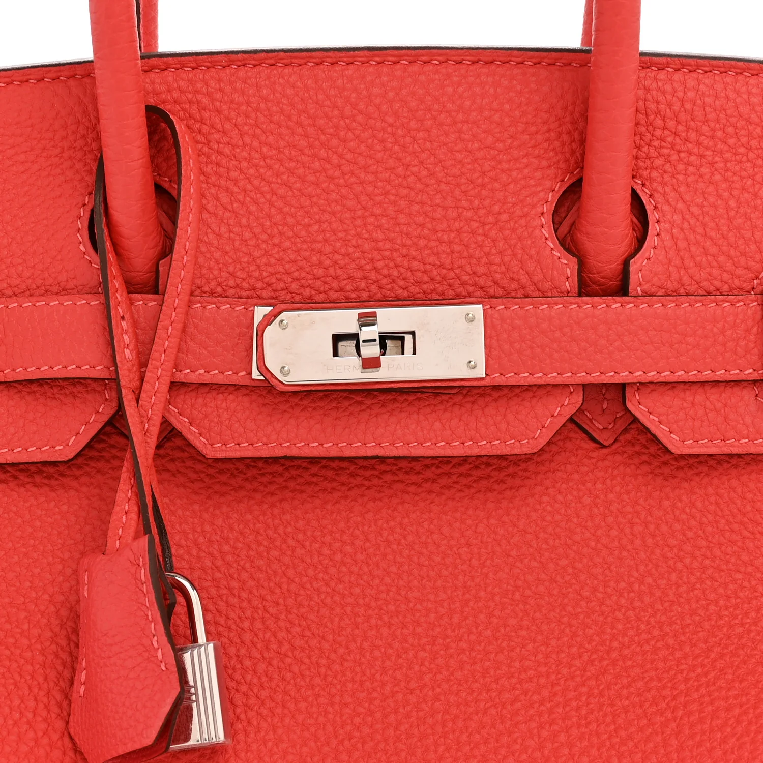 Togo Birkin 30 Rouge Pivoine - Top Club
