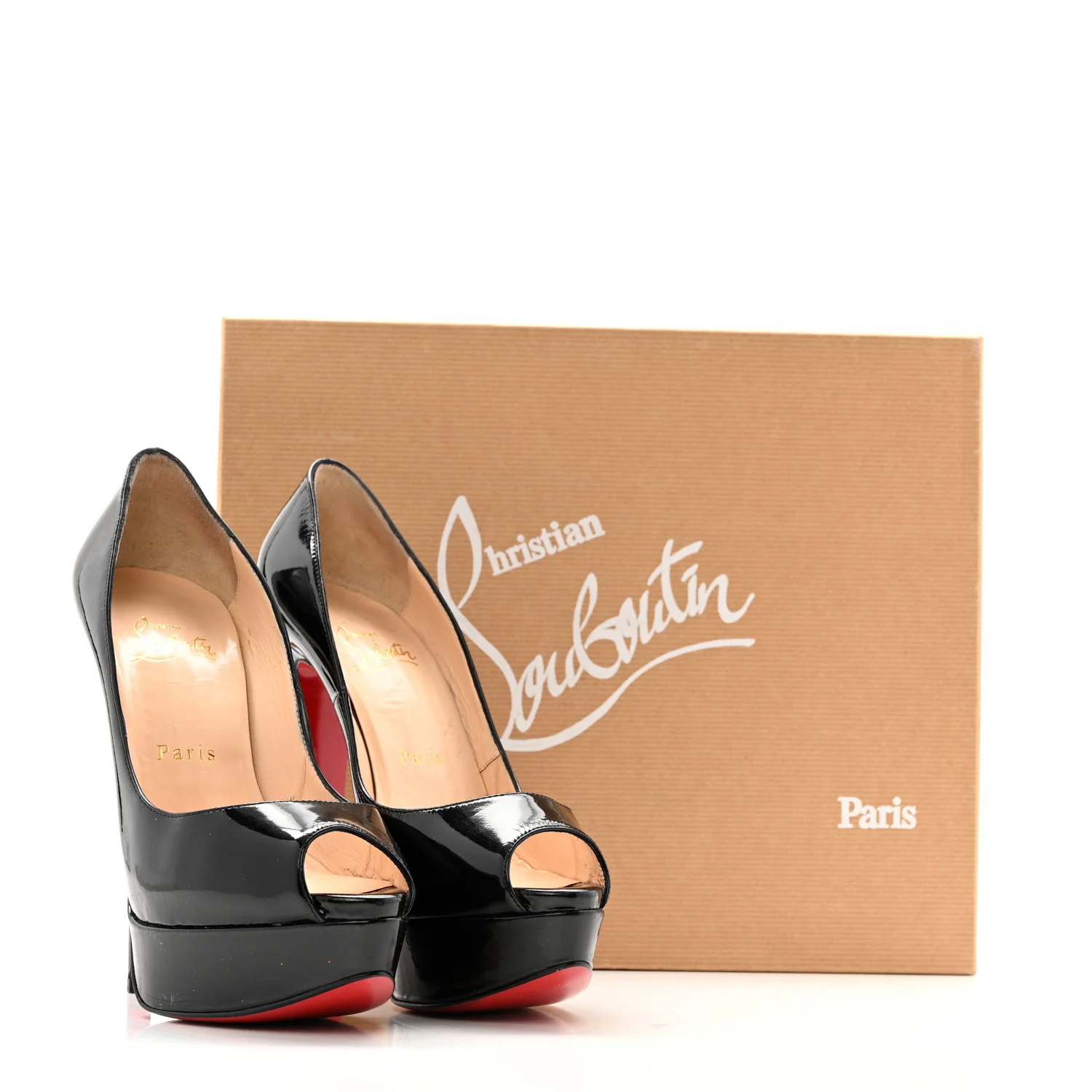 Patent Lady Peep 150 Pumps 37 Black - Top Club