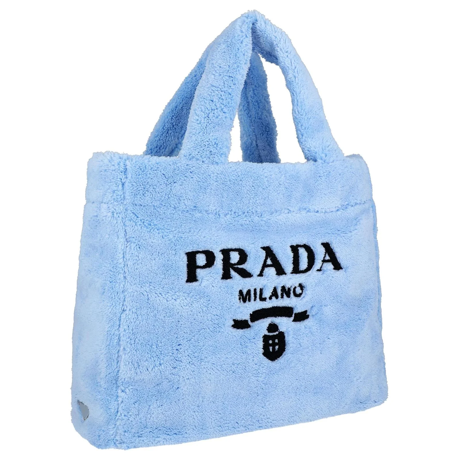 Terry Tote Prada Bag In Blue - Top Club