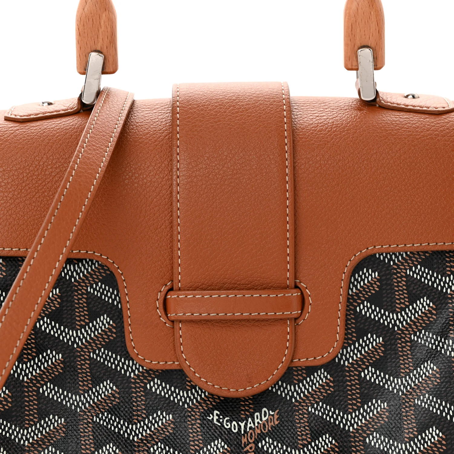 Goyardine Mini Saigon Black Gold - Top Club