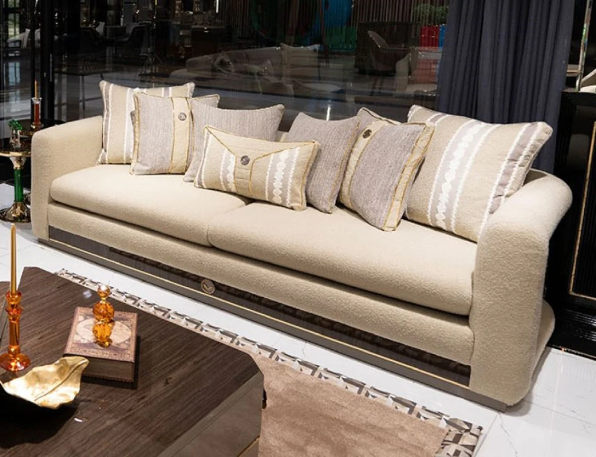 Luxury Sofa Cream / Brown / Gray / Gold - Living Room Sofa - Hotel Sofa - Living Room Furniture - Hotel Furniture - Luxury Furniture