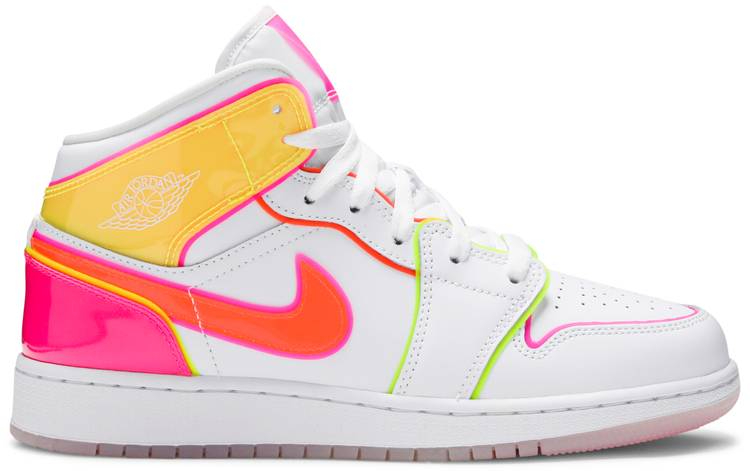 Wmns Air Jordan 1 Mid SE  Edge Glow  CV4611-100 - Sneaker Replica Workshop