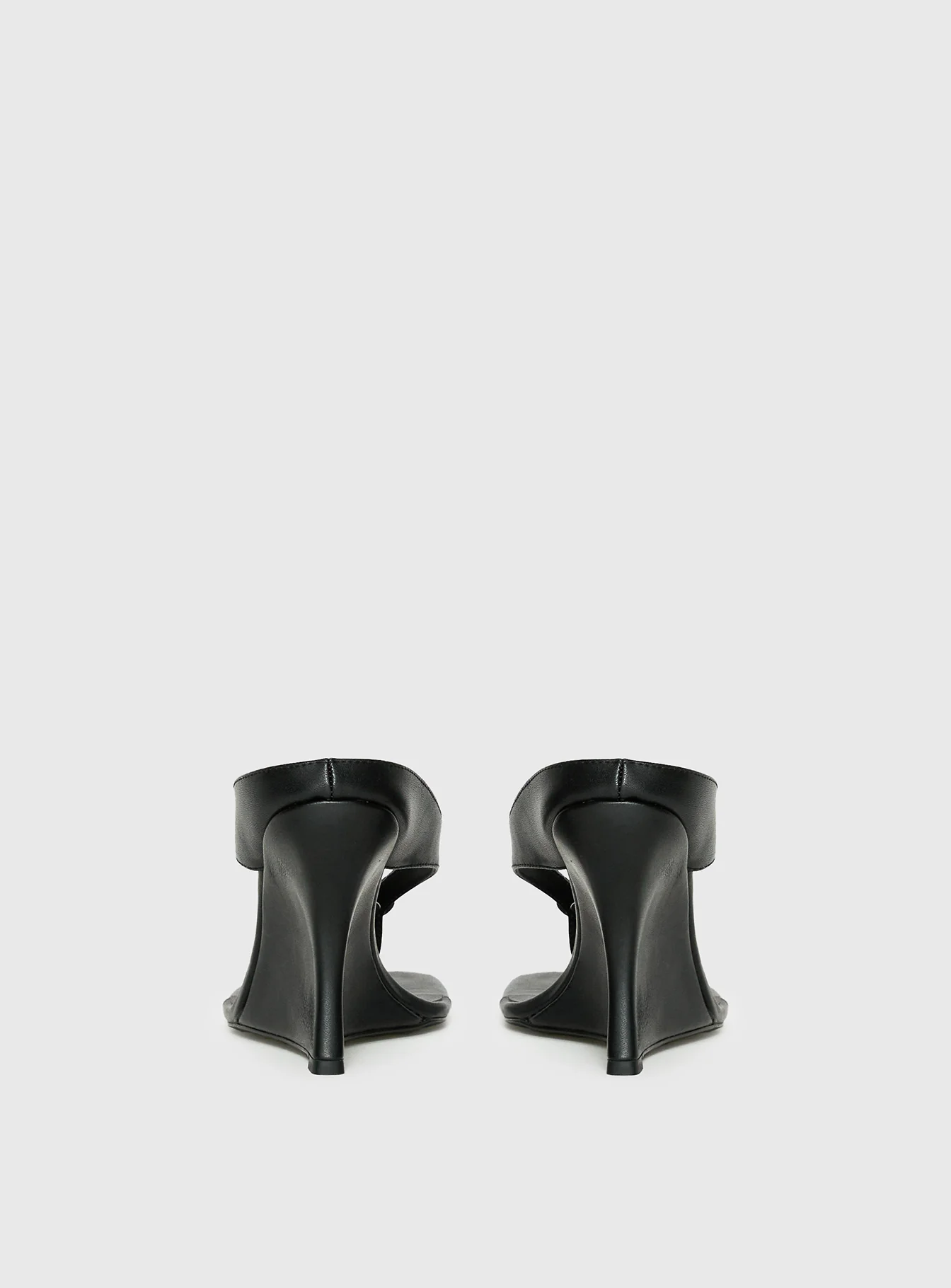 Two Summers Wedge Heels Black