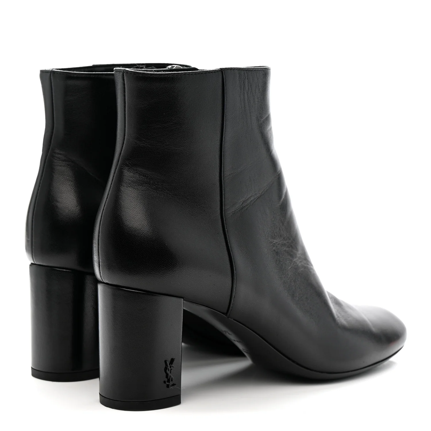 Nappa Vendome Loulou Ankle Zip Boot 36.5 Black - Top Club
