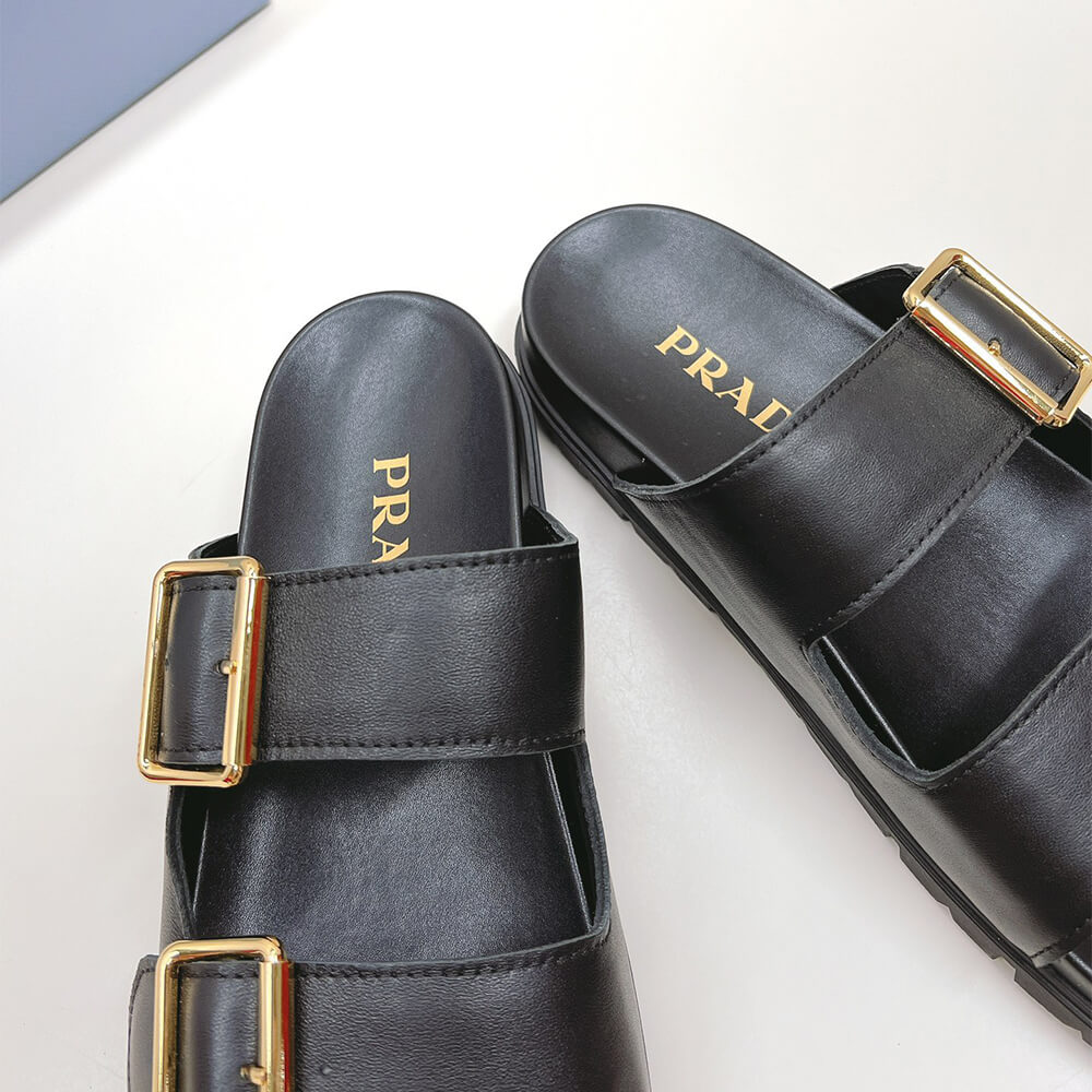 PRADA Nappa leather slides - Top Club