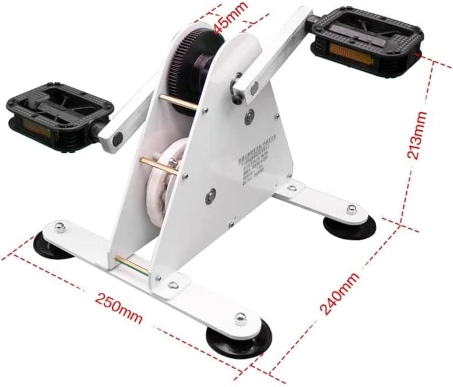 Generatore a pedale portatile, 50W/100W Generatore a manovella multifunzione Uscita 1-35V Dual USB Ricarica rapida Uscita fai da te Generatore a pedale, Alimentazione di emergenza