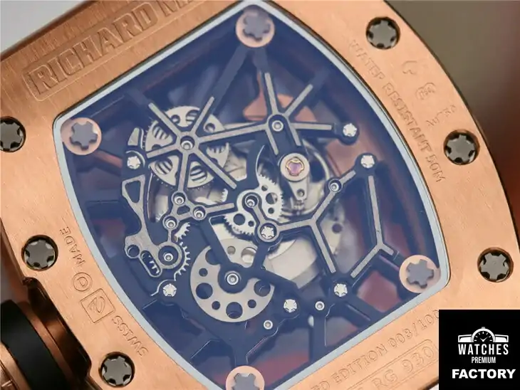 Richard Mille RM035 Americas KV Factory White Rubber Strap
