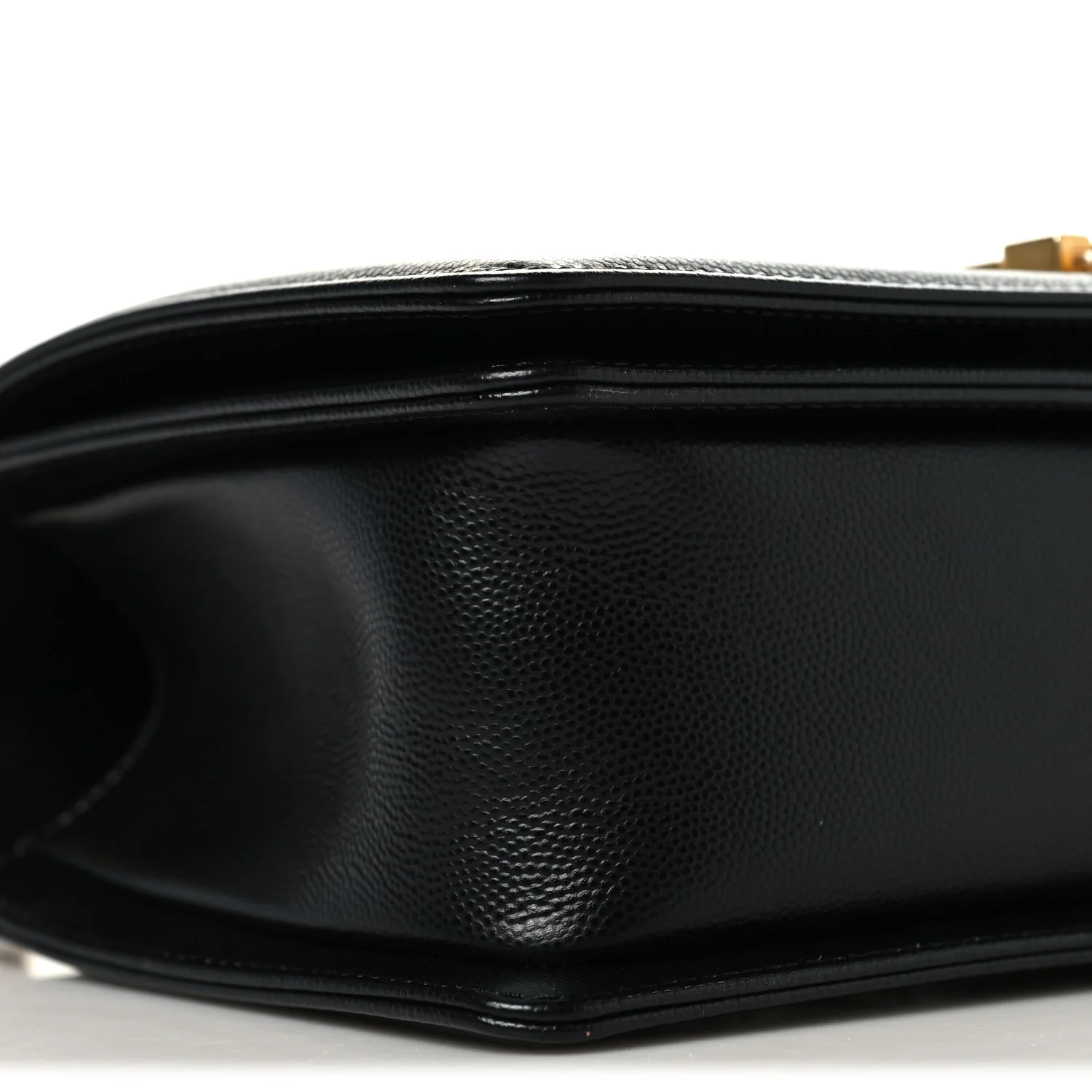 Caviar Quilted Medium Boy Flap Black - Top Club