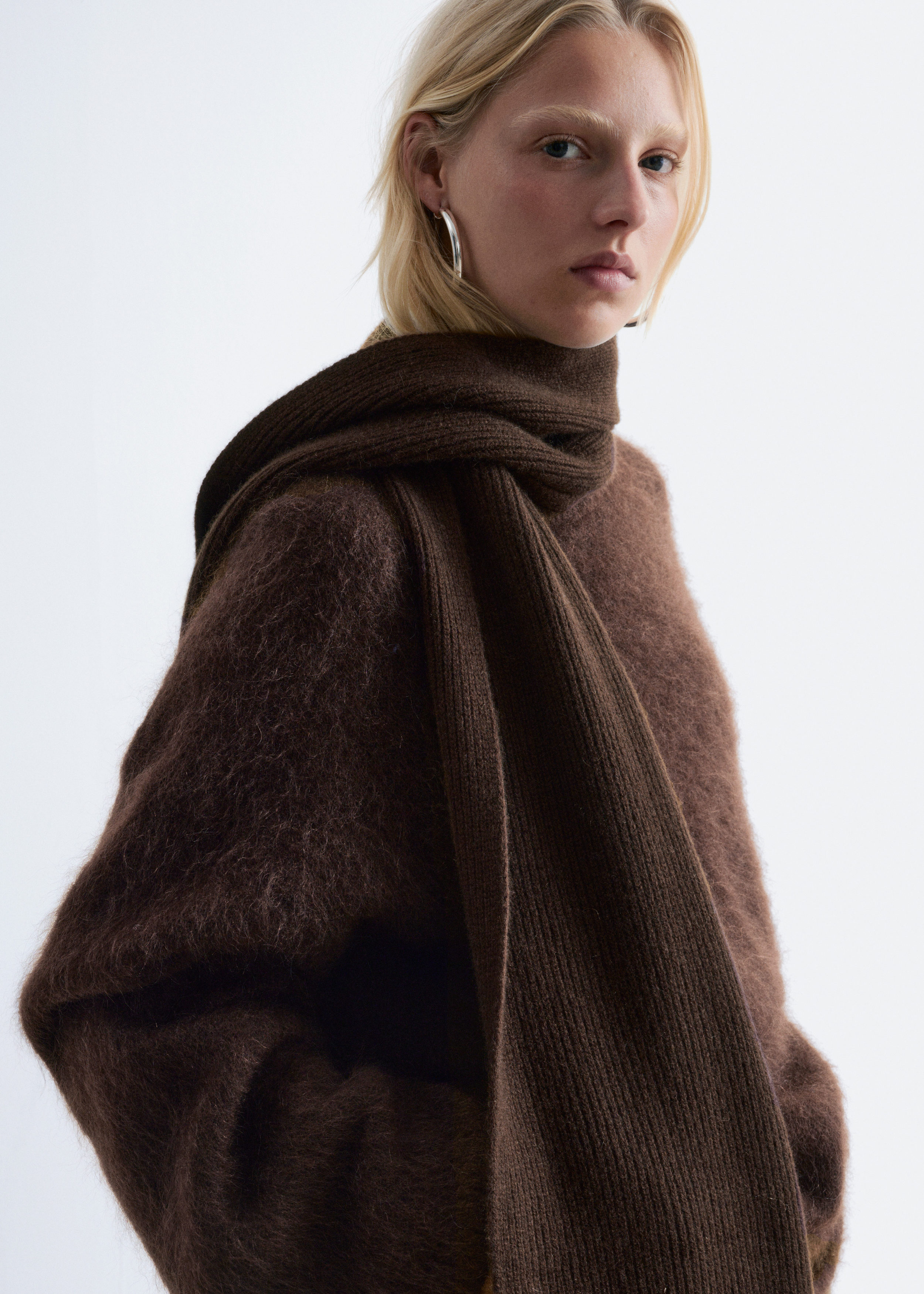 & Other Stories CASHMERE KNIT SCARF