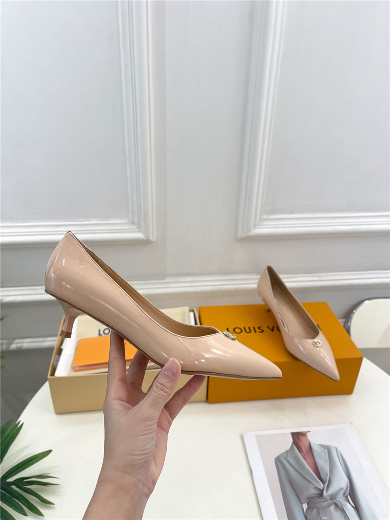 louis vuitton LV new metal buckle pointed toe shoes - Sneaker Replica Workshop