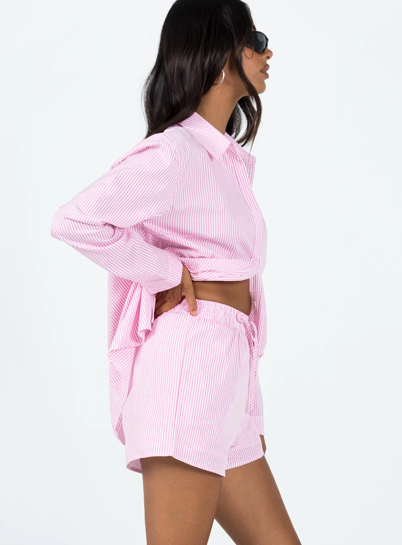 The Chloe Set Pink Stripe
